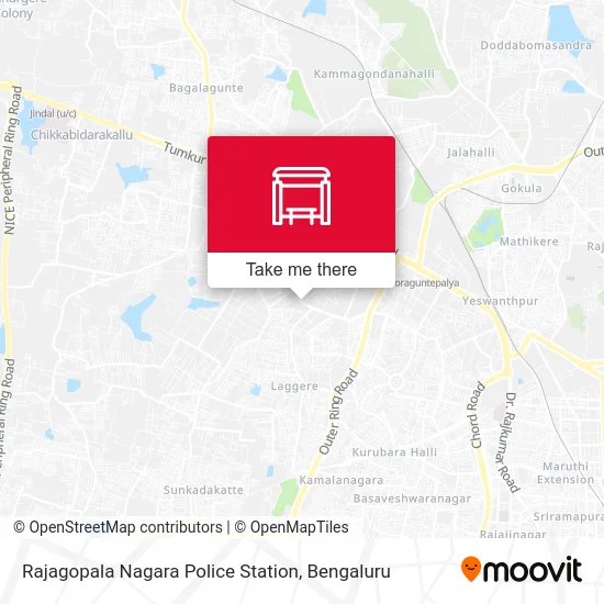 Rajagopala Nagara Police Station map