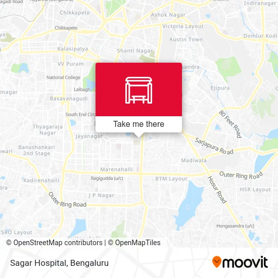 Sagar Hospital map