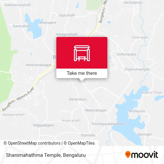 Shanimahathma Temple map