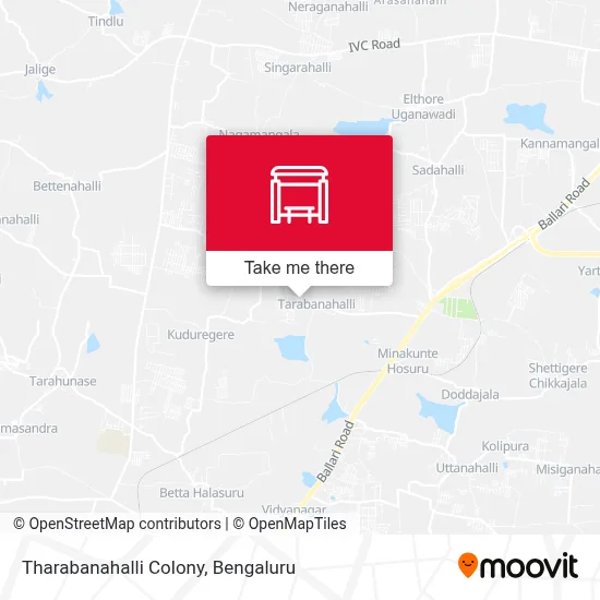 Tharabanahalli Colony map