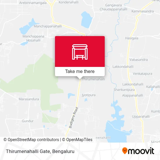 Thirumenahalli Gate map