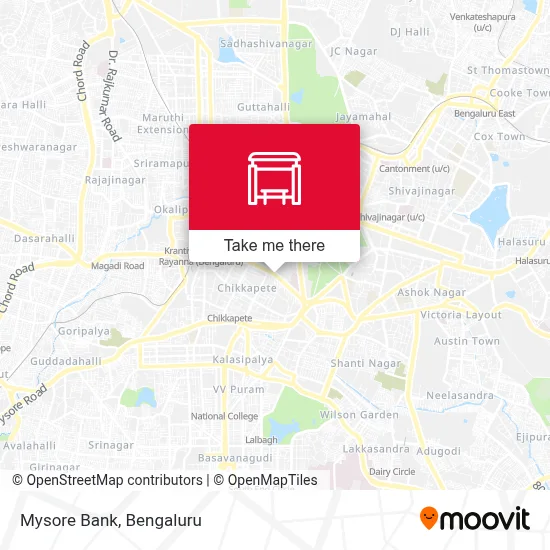 Mysore Bank map