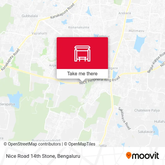 Nice Road 14th Stone map