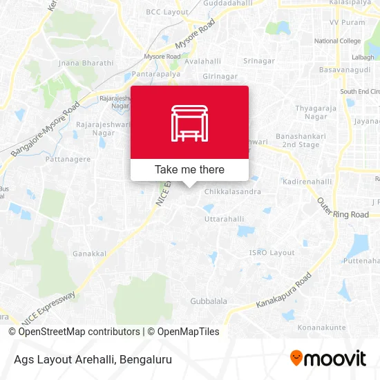 Ags Layout Arehalli map