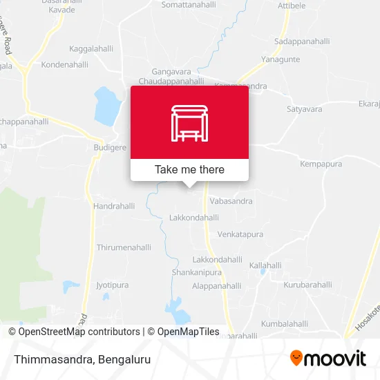 Thimmasandra map