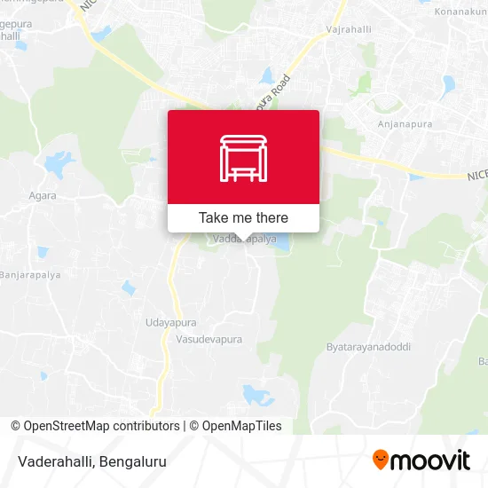 Vaderahalli map