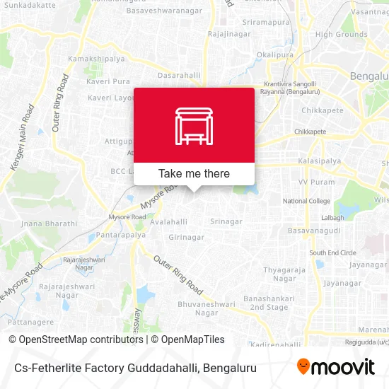 Cs-Fetherlite Factory Guddadahalli map