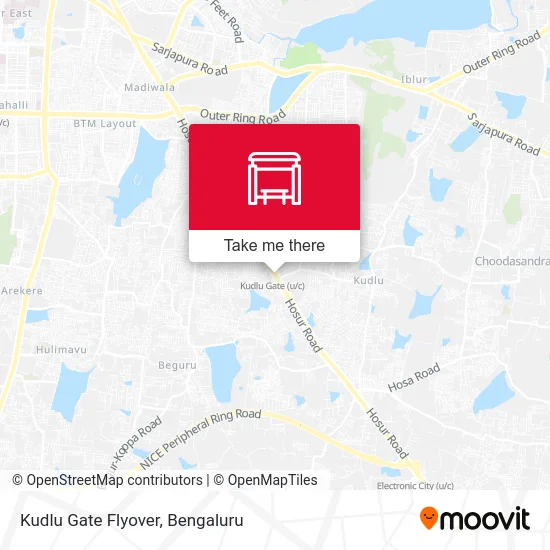 Kudlu Gate Flyover map