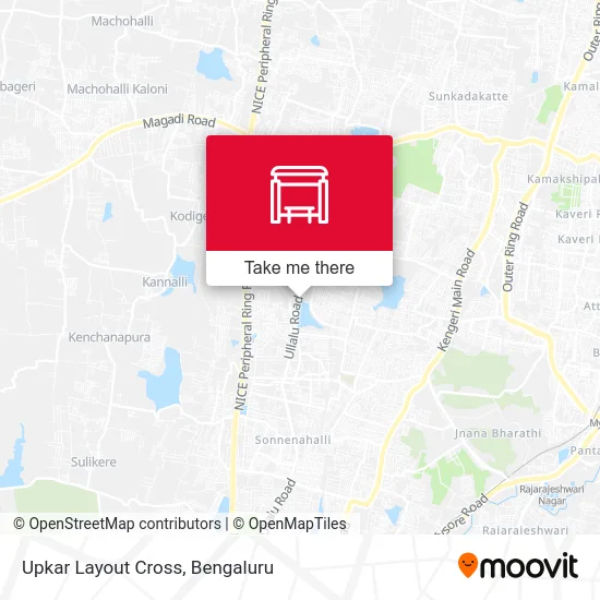 Upkar Layout Cross map