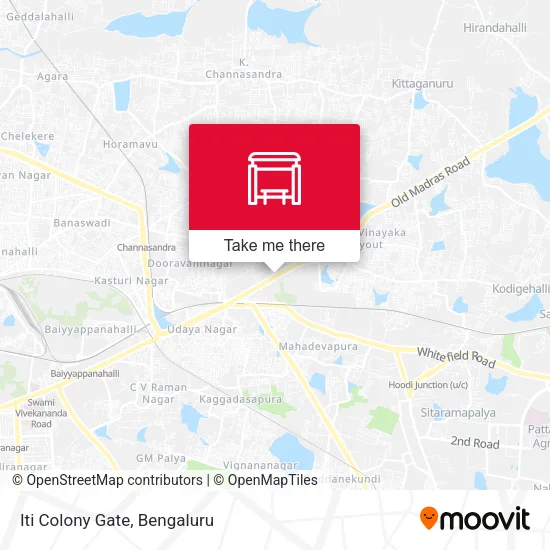 Iti Colony Gate map