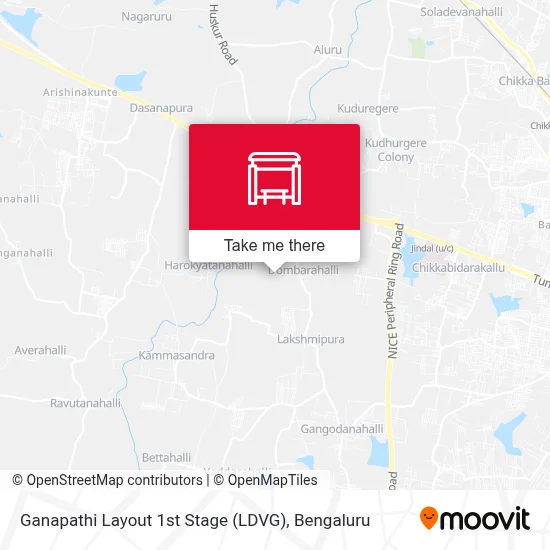 Ganapathi Layout 1st Stage(Ldvg) map