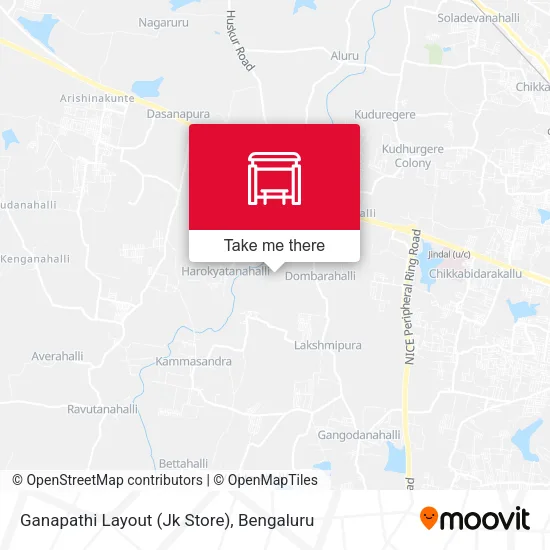 Ganapathi Layout (Jk Store) map