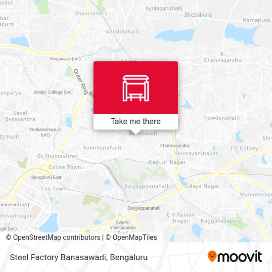 Steel Factory Banasawadi map