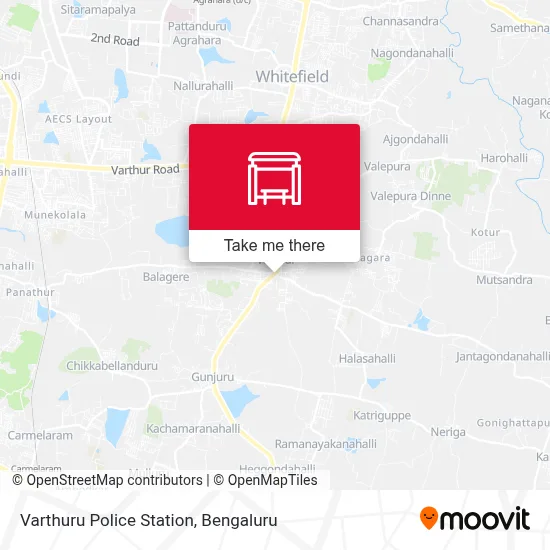 Varthuru Police Station map