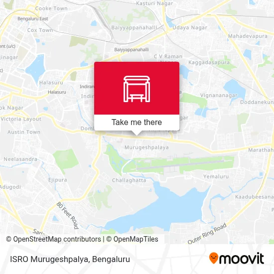 Cs-Isro Murugeshpalya map