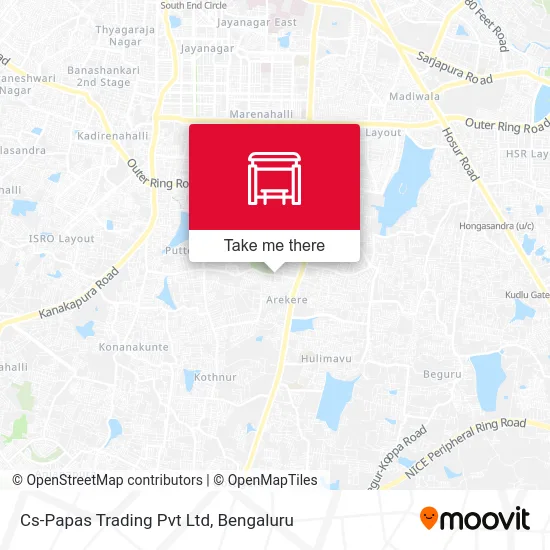 Cs-Papas Trading Pvt Ltd map