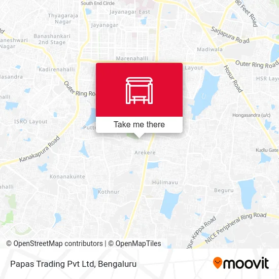 Papas Trading Pvt Ltd map