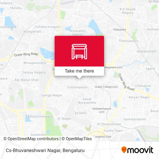 Cs-Bhuvaneshwari Nagar map