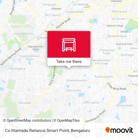 Cs-Ittamadu Reliance Smart Point map