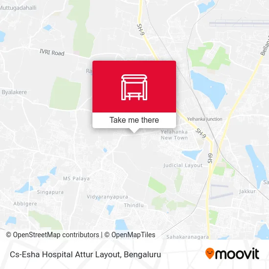 Cs-Esha Hospital Attur Layout map