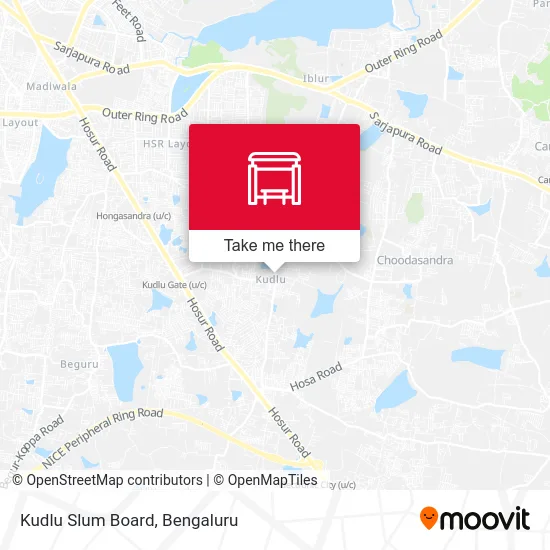 Kudlu Slum Board map