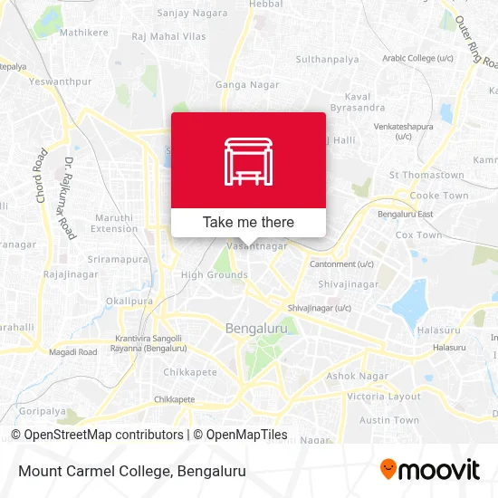 Cs-Mount Carmel College map
