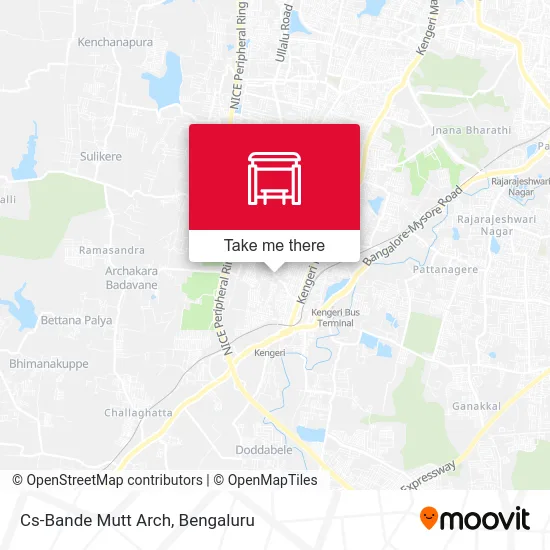 Cs-Bande Mutt Arch map