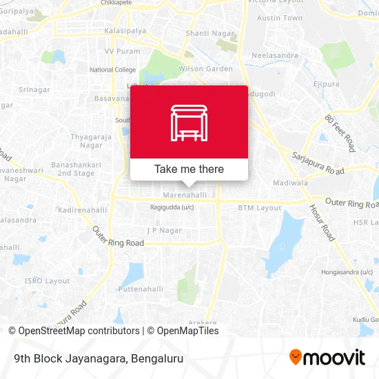 9th Block Jayanagara map