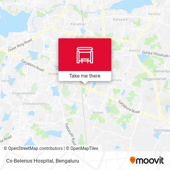 Cs-Belenus Hospital map