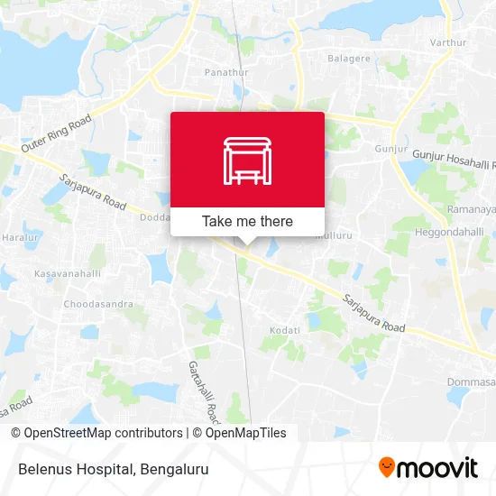Belenus Hospital map