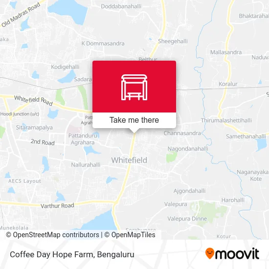 Coffee Day Hope Farm map