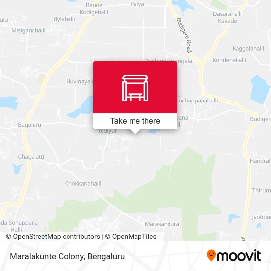 Maralakunte Colony map