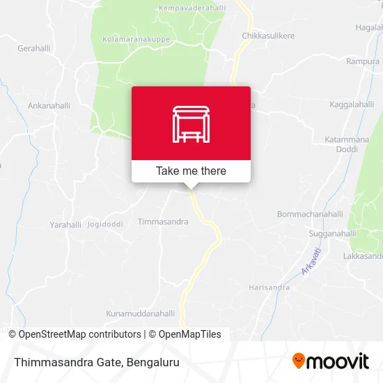 Thimmasandra Gate map