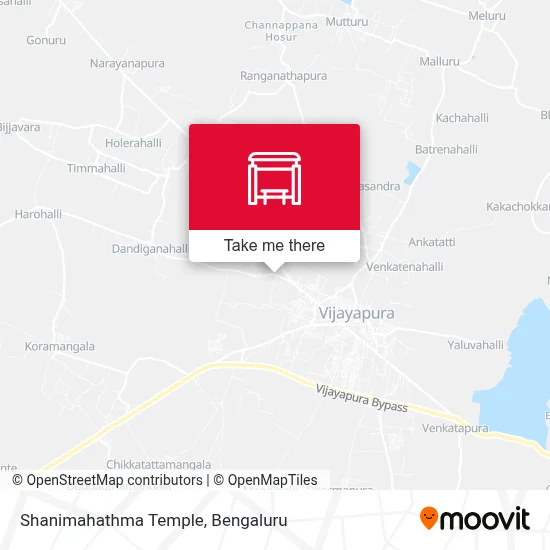 Shanimahathma Temple map