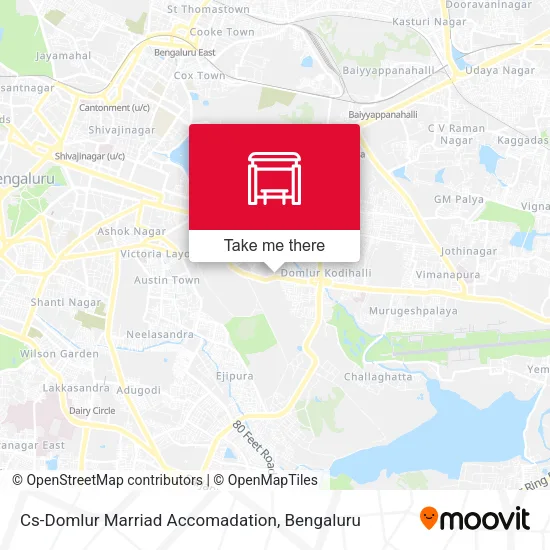 Cs-Domlur Marriad Accomadation map