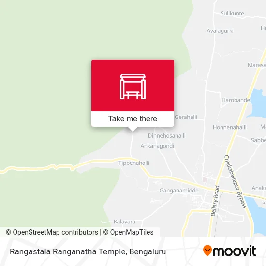 Rangastala Ranganatha Temple map
