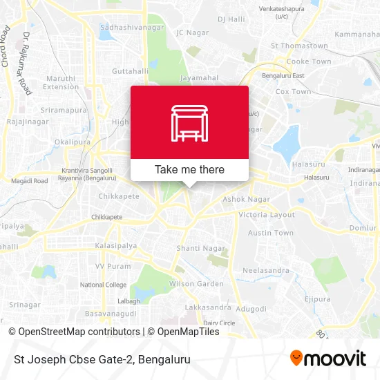 St Joseph Cbse Gate-2 map