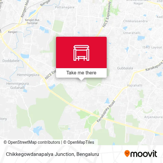 Chikkegowdanapalya Junction map