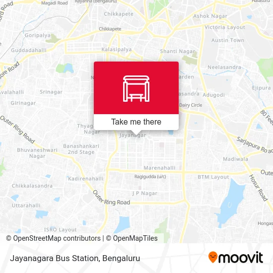 Jayanagara Bus Station map