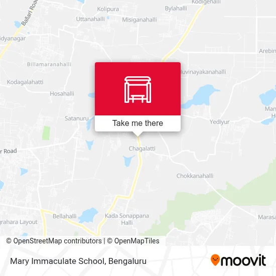 Mary Immaculate School map