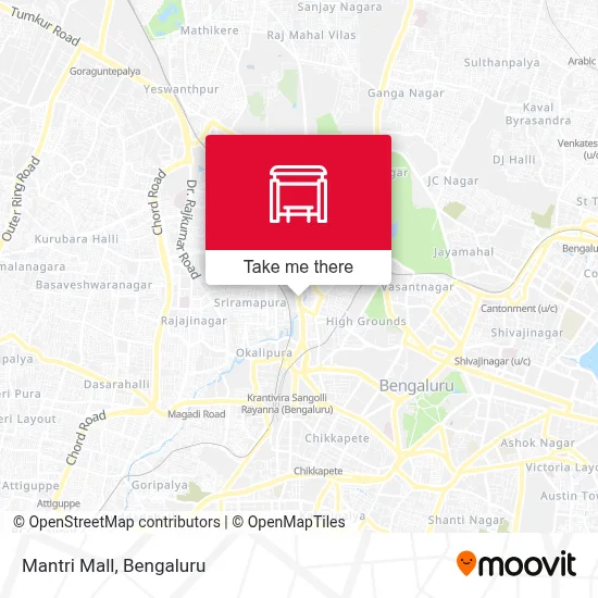 Mantri Mall map