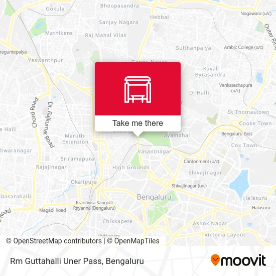 Rm Guttahalli Uner Pass map