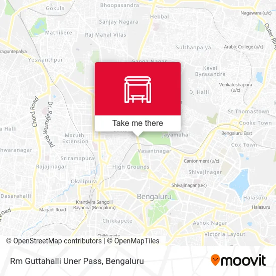 Rm Guttahalli Uner Pass map