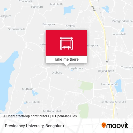 Presidency University map