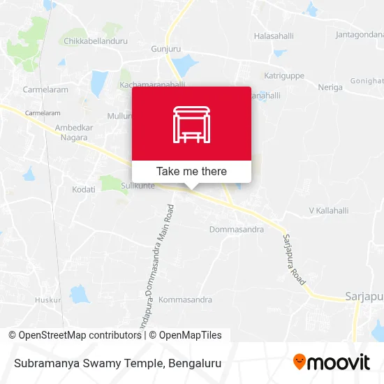 Subramanya Swamy Temple map