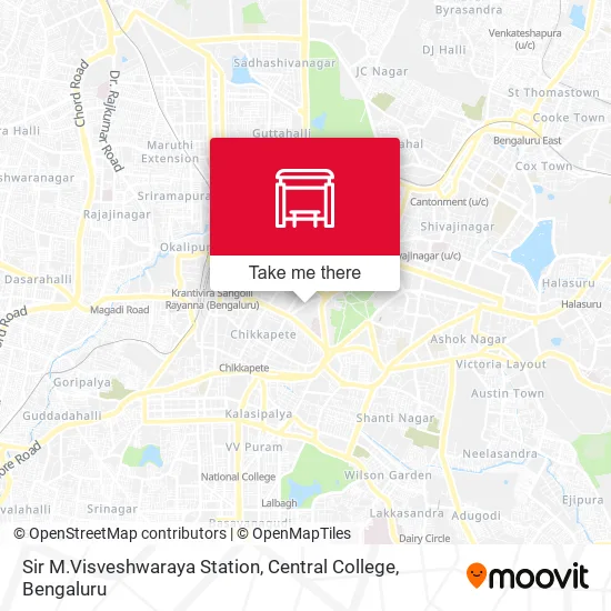Sir M.Visveshwaraya Station, Central College map