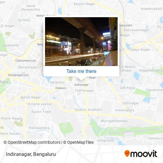 Indiranagar map