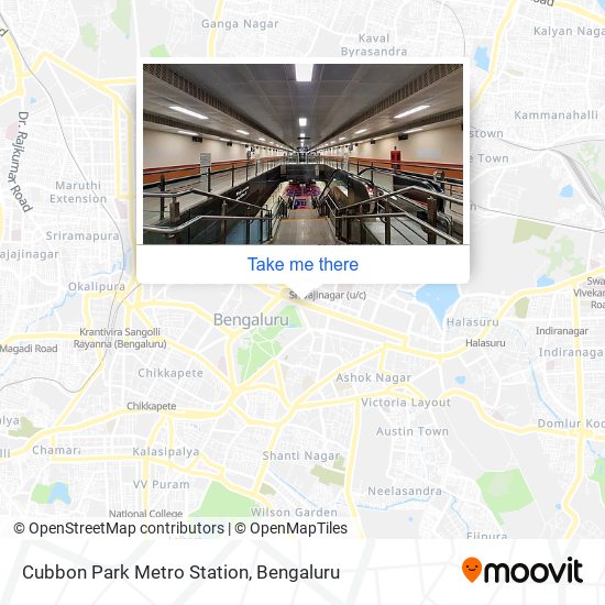 Cubbon Park Metro Station map