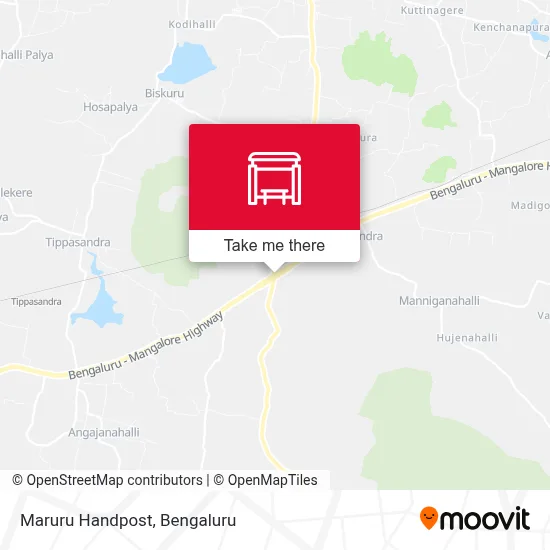 Maruru Handpost map