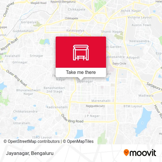 Jayanagar map